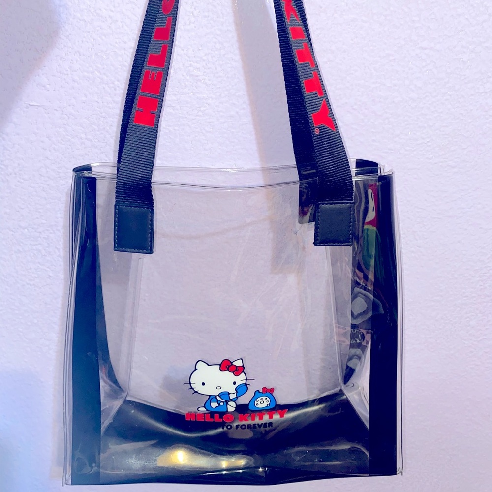 Hello Kitty Clear tote bag from Sanrio.